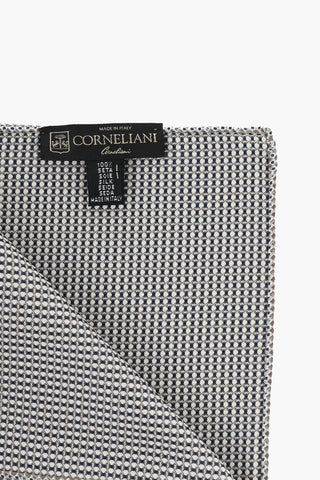 Einstecktuch aus Seide mit Jacquard-Motiven