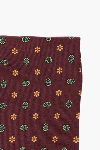 Patterned Silk Pocket Square