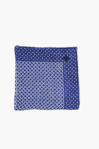 Patterned Linen Pocket Square
