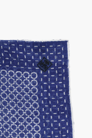 Patterned Linen Pocket Square