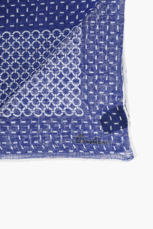 Patterned Linen Pocket Square