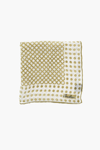 Fazzoletto da Taschino in Lino a Fantasia Geometrica