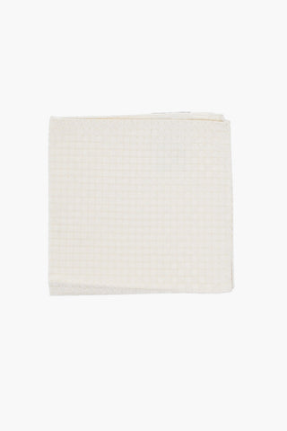 CC COLLECTION Einstecktuch aus Seide mit Jacquard-Motiven