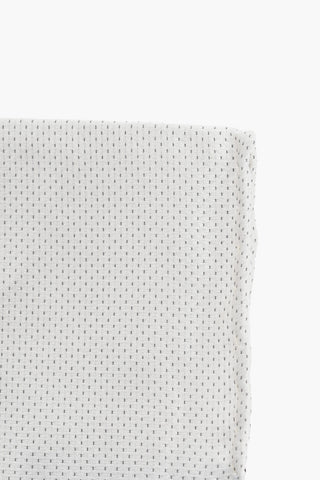 Silk Solid-Color Pocket Square with Micro Motifs
