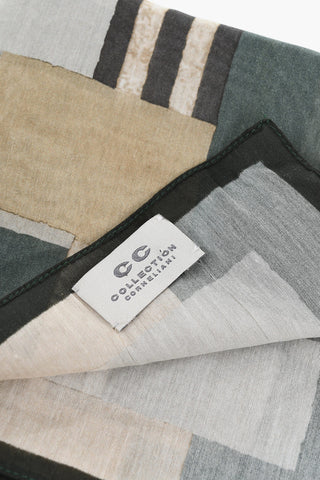 CC COLLECTION Schal aus leichtem Stoff mit Kontrastdetails