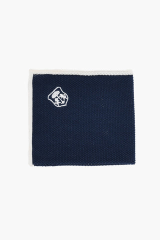 Solid Color Pocket Square with Contrasting Edge