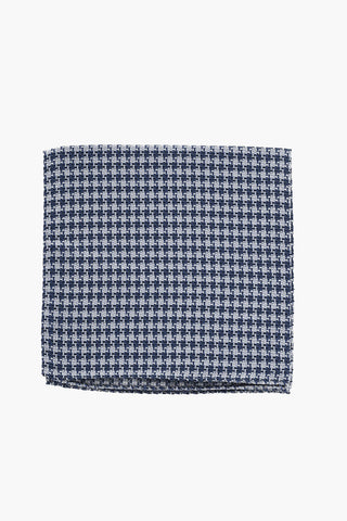 DOUBLE patterned silk pocket square