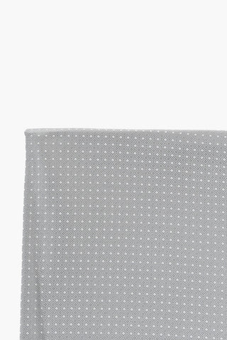 Solid-Color Pocket Square with Micro Motifs