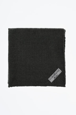 Solid-Color Wool Pocket Square