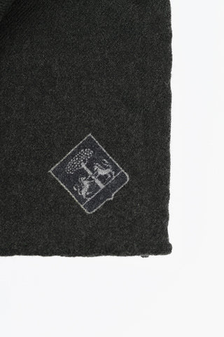 Solid-Color Wool Pocket Square