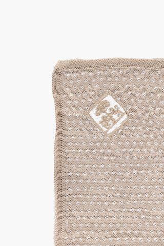 Fazzoletto da Taschino Bicolore con Logo Ricamato