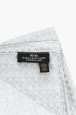 CC COLLECTION Patterned Silk Pocket Square