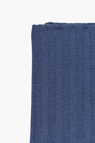 Silk Herringbone Pocket Square
