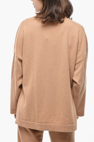 Pure Cashmere Sweater with Buttons