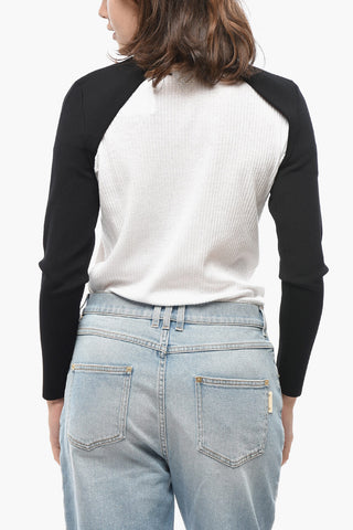 Solid-Color Long-Sleeve Shrug