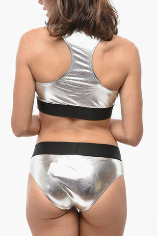 Set Bikini in Tessuto Lamè