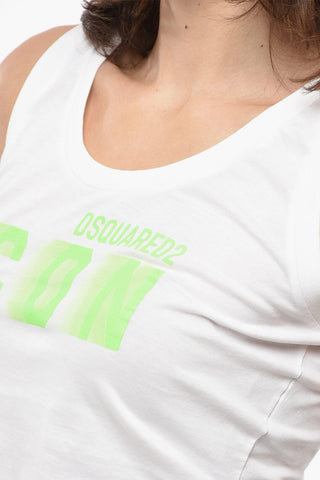 Cropped-Fit Tanktop ICON Mit Print