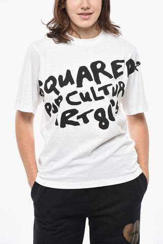 Oversized T-Shirt mit bedrucktem Logo