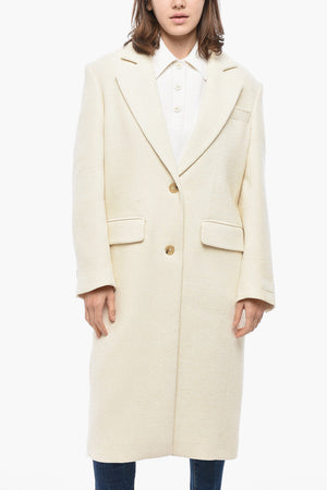 Cappotto SHARIE in Velour a Coste con Tasche ad Aletta