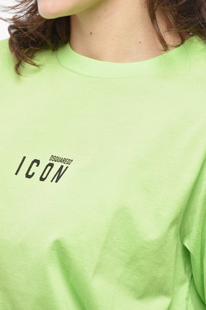Baumwoll-T-Shirt Mit Rundhalsausschnitt ICON
