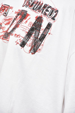 Cropped-Fit T-Shirt ICON mit Print