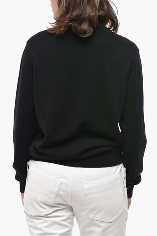Maglia a Collo Alto in Puro Cashmere