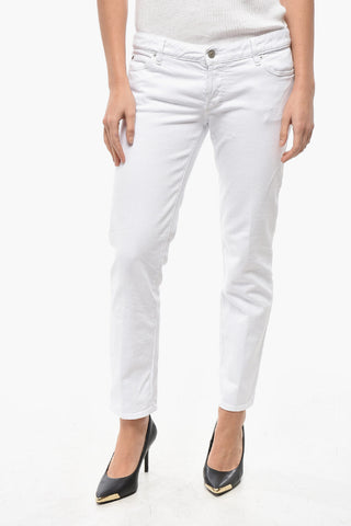 WHITE BULL Jeans JENNIFER Cropped Fit Stretch Denim 15cm