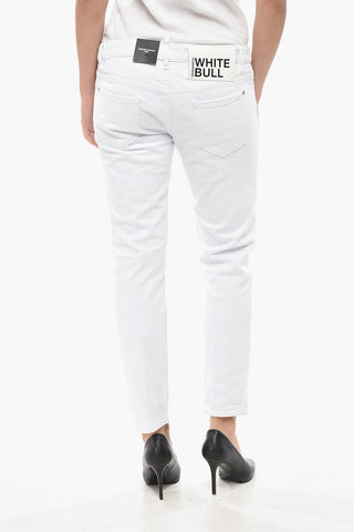 WHITE BULL Jeans JENNIFER Cropped Fit Stretch Denim 15cm
