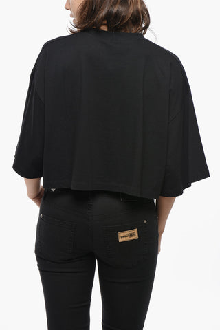 Cropped Fit T-Shirt ICON with Print