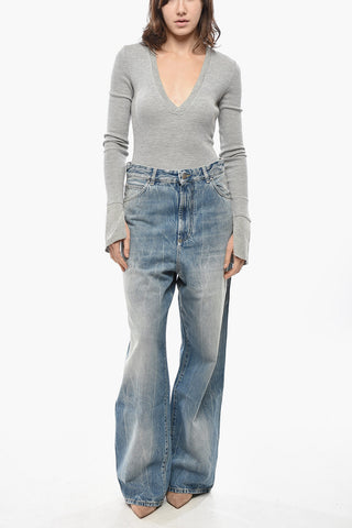 Jeans Wide Leg CHICAGO in Denim Delavè 27cm