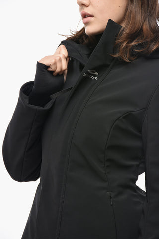 SKIWEAR 나일론 스키 재킷 후드