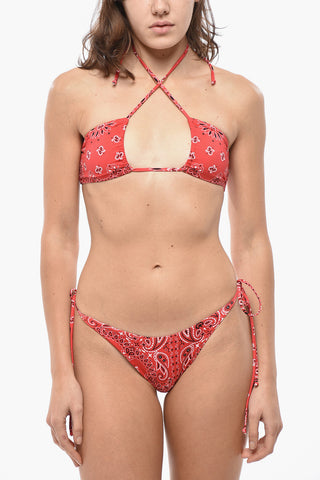 Bikini Paisley-Muster DAN mit geflochtenen Bändern