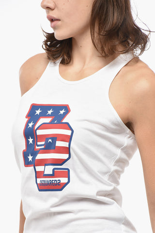 Tank Top STARSTRIPED in Cotone