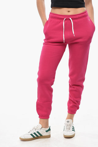 Fleece-Backed Jersey Joggers with Cuffs