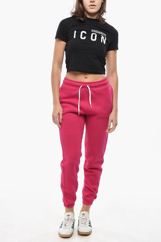 Fleece-Backed Jersey Joggers with Cuffs