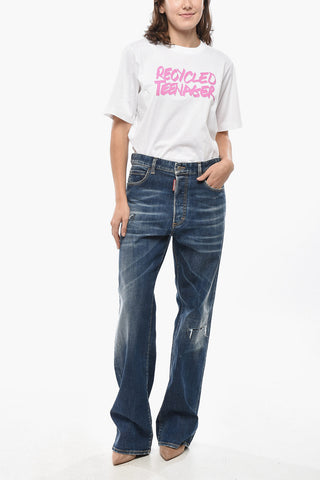 ICON Stretch-Denim-Jeans SAN DIEGO mit Metalldetail 24 cm