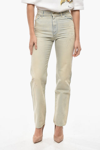 Boyfriend-Fit Vintage Effect Jeans 19cm