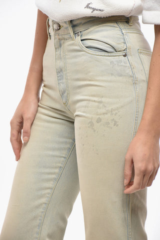 Boyfriend-Fit Vintage Effect Jeans 19cm