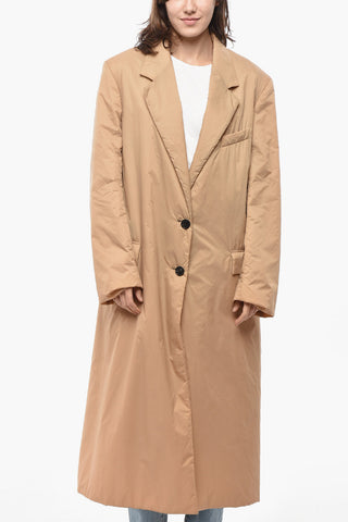 Cappotto in Nylon a Tinta Unita