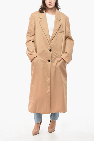 Cappotto in Nylon a Tinta Unita