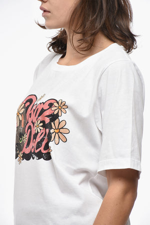 Rundhals-T-Shirt DSQ2 DOLL mit Frontdruck