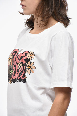 Rundhals-T-Shirt DSQ2 DOLL mit Frontdruck