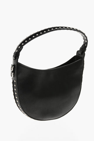 Borsa Hobo in Pelle con Borchie
