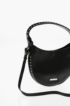Borsa Hobo in Pelle con Borchie