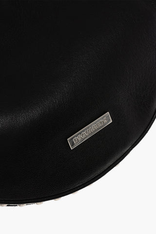 Borsa Hobo in Pelle con Borchie