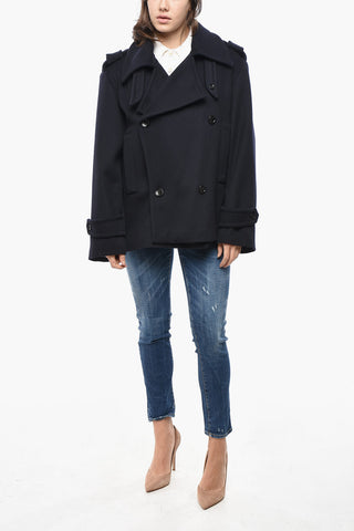 SFILATA Wool and Cashmere Double-Breasted LAVENO Coat