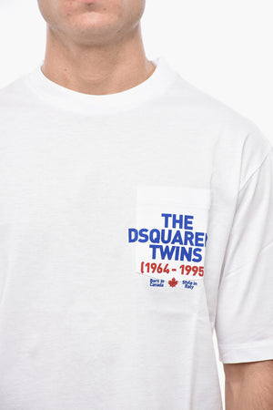 Loose-Fit T-Shirt mit Rundhalsausschnitt und Brusttasche