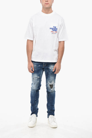 Loose-Fit Crewneck T-Shirt with Chest Pocket