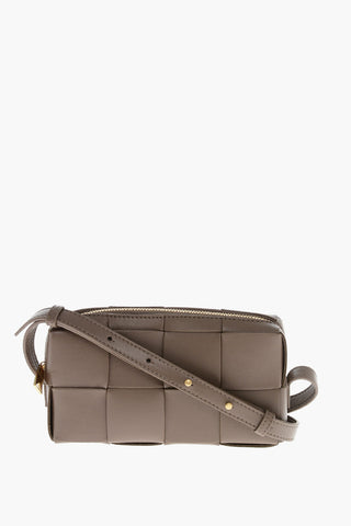 Borsa a Spalla In Pelle Intrecciata