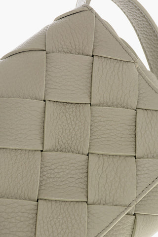 Borsa a Spalla in Pelle Intrecciata